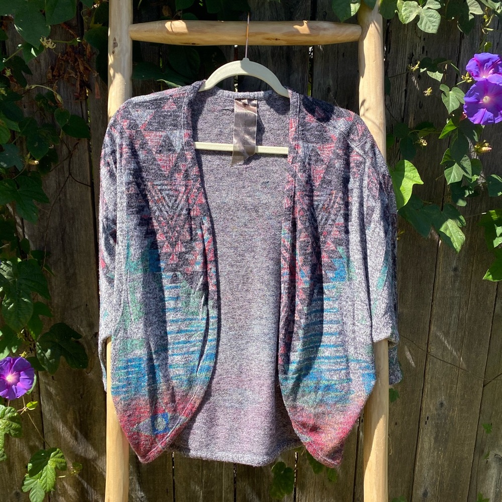 Patterned cardigan